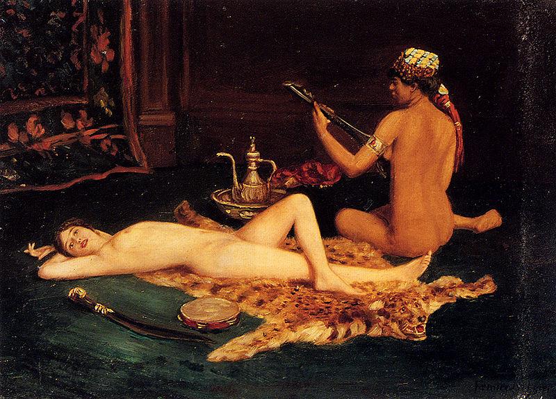 Hermann Faber Reclining Odalisque